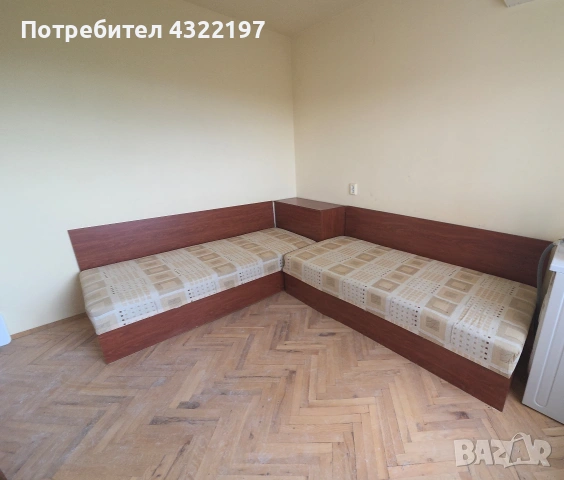 Комплект ъглови легла с матраци и ракла, снимка 5 - Спални и легла - 54081489