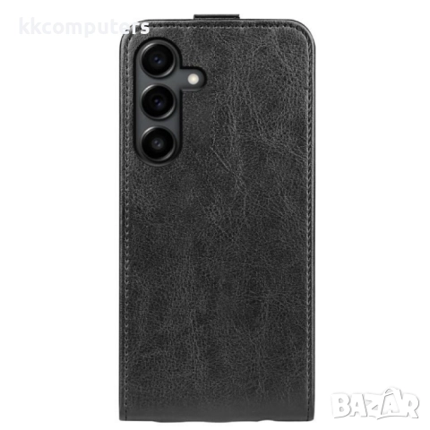 Samsung Galaxy S25 FE Flip2 Кожен Калъф и Скрийн Протектор, снимка 4 - Калъфи, кейсове - 51831129