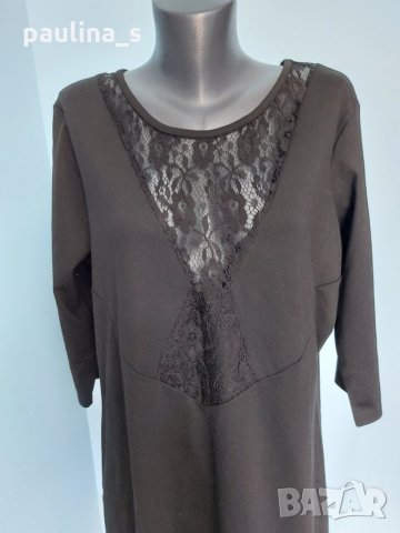 Два броя / Различни модели / Черна рокля за повод с дантела "Zizzy" и "Kaffe" / голям размер , снимка 5 - Рокли - 29432638