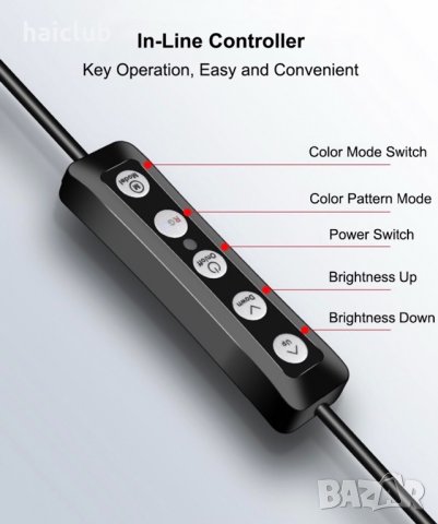 Светещ ринг RGB за Tik Tok ,Facebook,You Tube,Instagram /Селфи лампа, снимка 18 - Светкавици, студийно осветление - 31157873