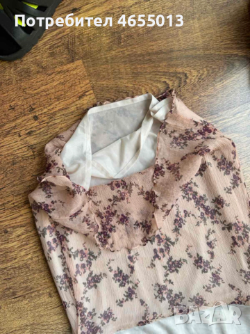 ПОДАРЯВАМ Супер готин и елегантен комплект рокля с наметало(болеро), снимка 4 - Рокли - 52478775