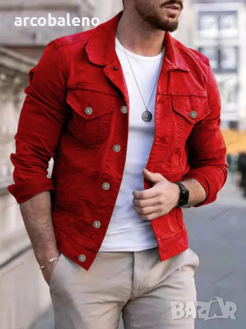 Мъжка ежедневна риза (яке) с много джобове, 6цвята , снимка 2 - Ризи - 44751899