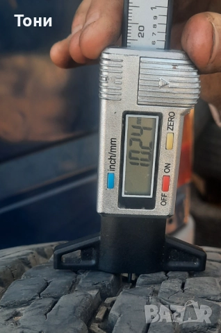 4 броя всесезонни гуми 215 70 15с 10mm перфектни