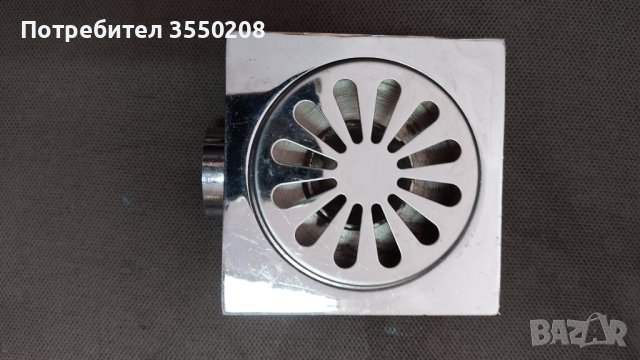 Сифон страничен, неръждавейка, ф40