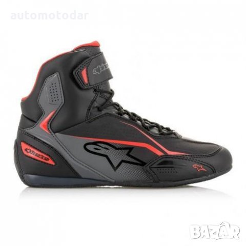 Мото боти ALPINESTARS FASTER-3 BLACK/GRAY/RED, снимка 3 - Аксесоари и консумативи - 35451095