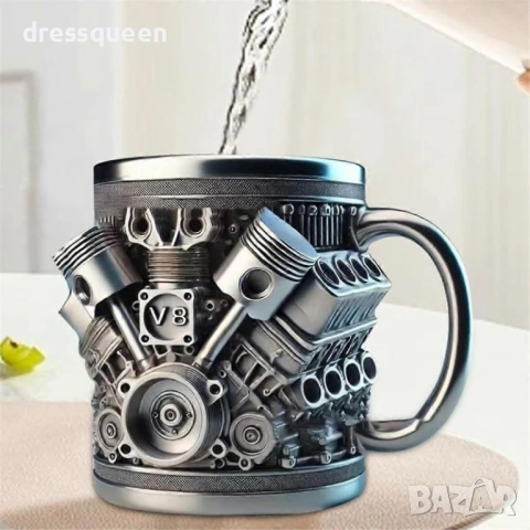 4832  3D чаша за кафе за механици и тунинг фенове, снимка 3 - Други стоки за дома - 53905613