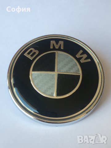 Емблема за БМВ BMW 82мм, 78мм и 74мм карбон НАЛИЧНИ!!!