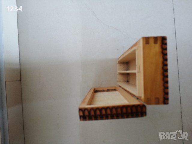 Дървена кутия моливник 21 х 7 х 4 см. , снимка 7 - Други стоки за дома - 36902057
