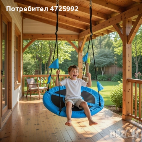 Люлка "Щъркелово гнездо" — здрава, удобна и подходяща за деца и възрастни до 150 кг, снимка 7 - Детски люлки - 53321802