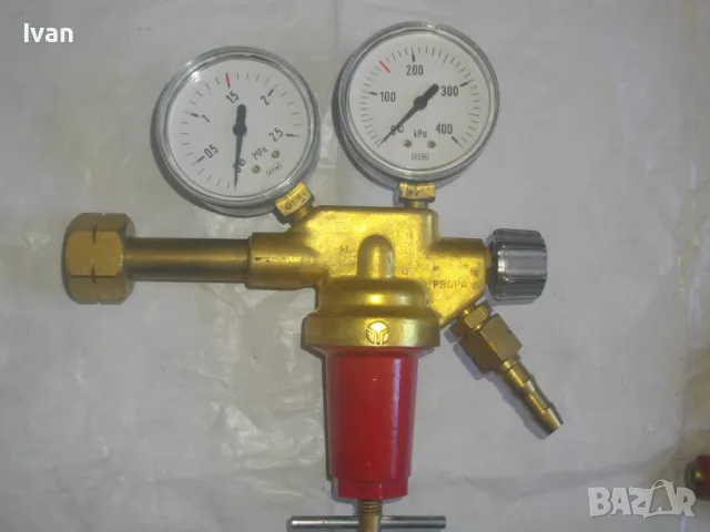Нов РЕДУЦИР ВЕНТИЛ ЗА ГАЗ ПРОПАН-БУТАН Промишлен Индустриален Старо немско високо  качество ГДР