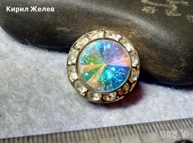 ИНТЕРЕСНА МЕТАЛНА ФЕШЪН АРТ АПЛИКАЦИЯ с ФАСЕТИРАНИ ИСКРЯЩИ КРИСТАЛИ 48840, снимка 3 - Други - 48828066