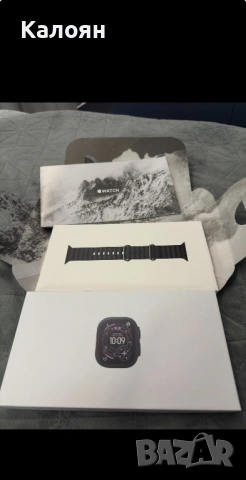 Apple Watch Ultra 3 GPS + Cellular, 49mm Titanium Case with Trail Loop, снимка 3 - Смарт гривни - 53084355