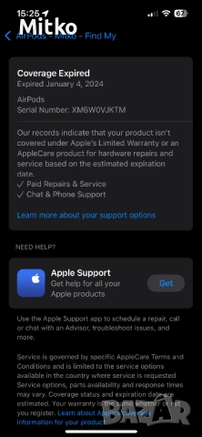 Apple AirPods 3 gen оригинални, снимка 7 - Слушалки, hands-free - 54344561