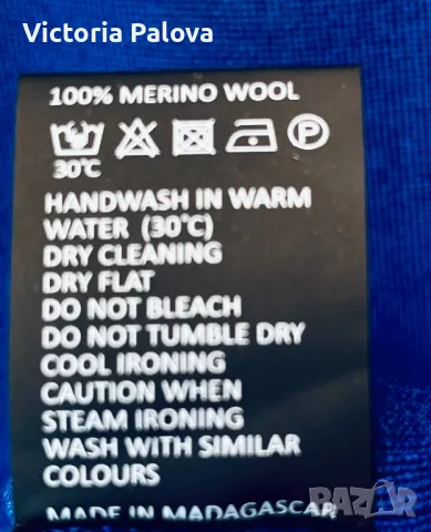 Пуловер/ блуза нежен меринос TOM RUSBORG  Дания, снимка 5 - Блузи - 47393155