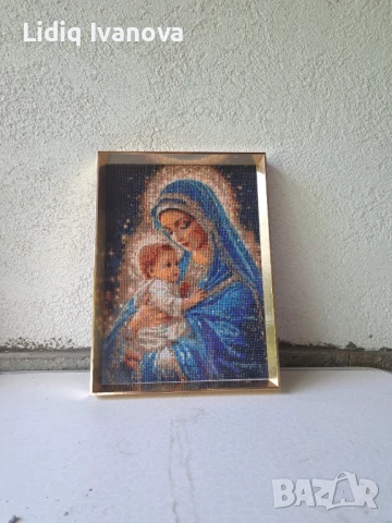Диамантен гоблен икона-готов и рамкиран, снимка 2 - Гоблени - 50523671