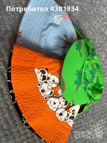 Бебешки летни шапки 6-12месеца, снимка 11 - Бебешки шапки - 53081762