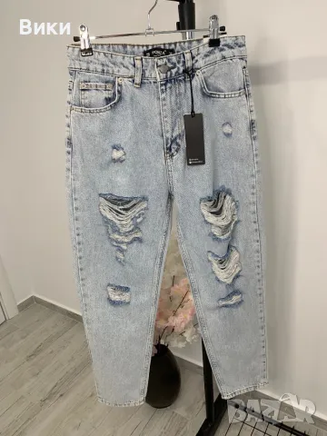 Нови дънки с етикет Mom Fit, снимка 6 - Дънки - 49388196