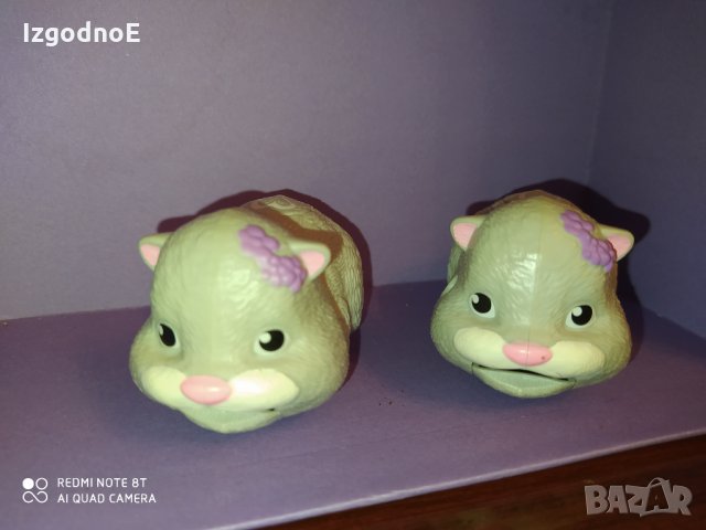 Zhu Zhu Pets Hamster - Лот 2 хамстера Зу Зу, снимка 1 - Фигурки - 30718720
