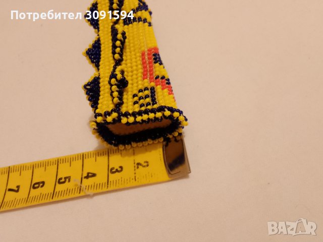 Старо протмоне за червило стъклени мъниста 1907г, снимка 2 - Антикварни и старинни предмети - 42181195