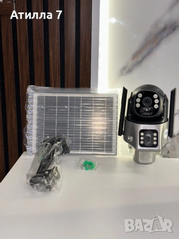 WiFi и соларна камера V380 Pro - двоен обектив, нощен режим, аудио, снимка 7 - Друга електроника - 54166684