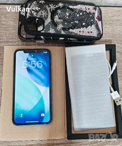 iPhone 11 128GB (Green) + Пълен комплект (Калъфи, Протектор, Кабел)
