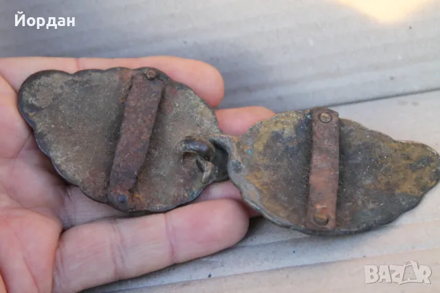 Стари бронзови пафти, снимка 7 - Антикварни и старинни предмети - 48942648