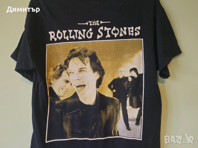 The Rolling Stones T-Shirt тениска rock band рок M музика, снимка 6 - Тениски - 52703425