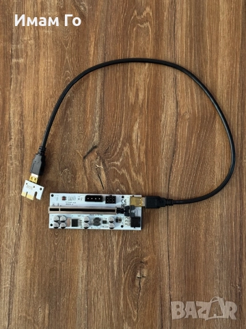 Premium PCI-E Riser VER 010-X – Екстендър за Видео Карти (Mining / Gaming), снимка 3 - Кабели и адаптери - 52531082