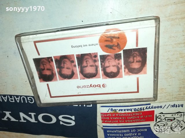 BOYZONE-ORIGINAL TAPE 1909231110, снимка 14 - Аудио касети - 42243514