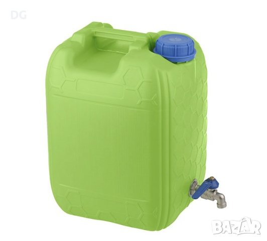 Туба за вода с метален кран-10 литра, снимка 1 - Аксесоари и консумативи - 42193935