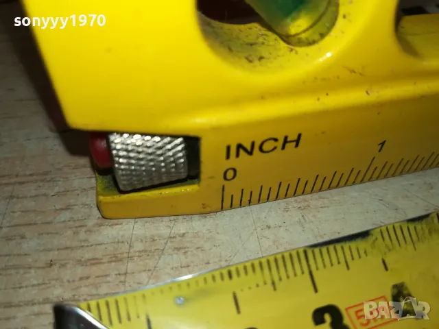 JOY COMPANY-МЕТАЛЕН НИВЕЛ С LED LASER-ВНОС SWISS 0602251004, снимка 8 - Други инструменти - 48988706