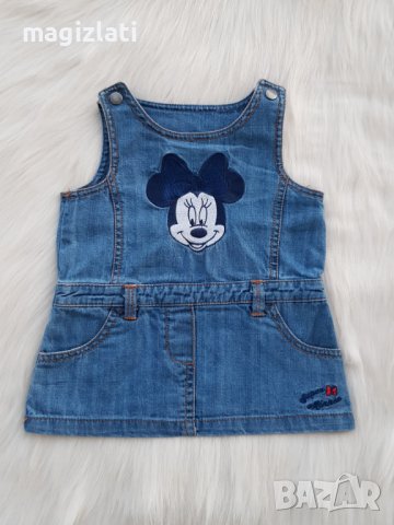 Дънков сукман Мини Маус 3-6 месеца, снимка 8 - Бебешки рокли - 42765707