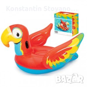 НОВ Надуваем дюшек папагал Bestway Peppy Parrot Ride-On, 2.03 м, снимка 5 - Надуваеми играчки - 42773839