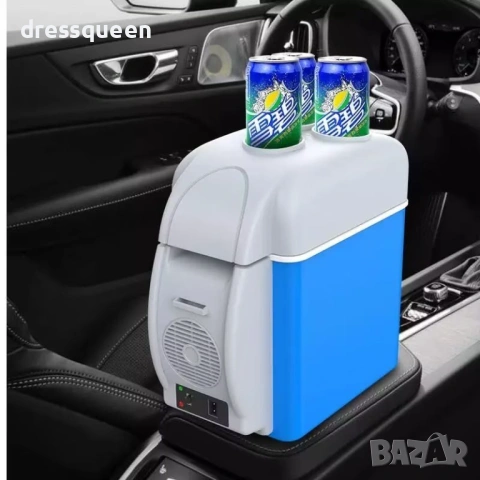4551 Компактна електрическа термочанта за кола – 12V мобилност за свежа храна и напитки, снимка 5 - Други стоки за дома - 53900970