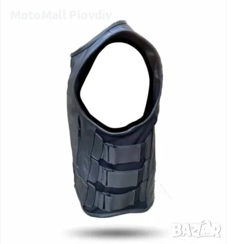 Кожен елек icon кожа естествена телешка кожа мото мъжки дамски детски, снимка 2 - Аксесоари и консумативи - 49206809