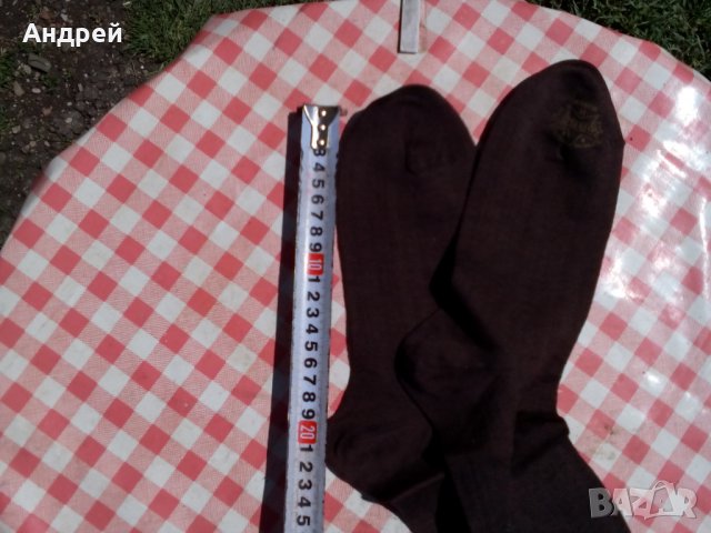 Стари дамски,бабешки чорапи #15, снимка 2 - Антикварни и старинни предмети - 29690464