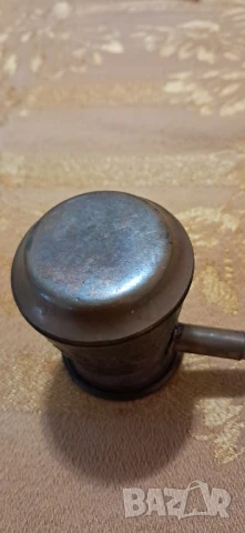 Старо малко медно джезве , снимка 2 - Колекции - 50957901