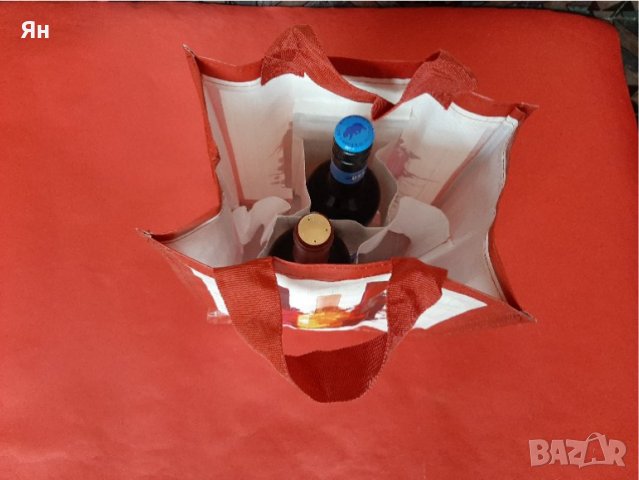 Чанта за 6 броя Бутилки Вино или друг Алкохол , снимка 2 - Други - 39291065