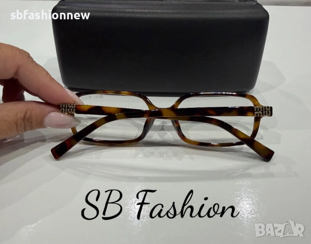 Miu Miu тигрови очила с лого, снимка 4 - Слънчеви и диоптрични очила - 53912387