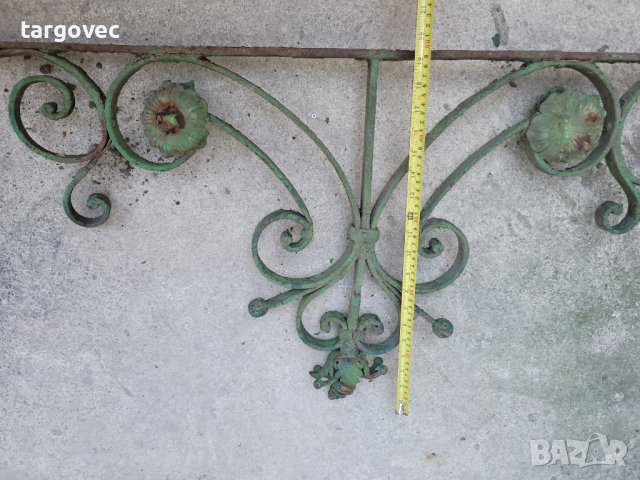 Старинен кован орнамент връх за врата, снимка 4 - Антикварни и старинни предмети - 42373328