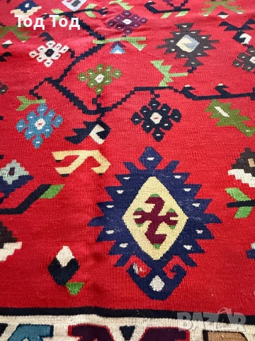 Чипровски килим Есенна Лоза , снимка 8 - Килими - 54313459