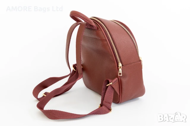 Дамска раница AMORE Martina - Bordo, снимка 7 - Раници - 50656941