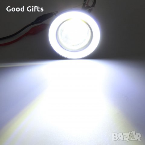 LED халогени тип ангелски очи , 89мм , LED Super Lamp Fog Angel Eyes, снимка 9 - Аксесоари и консумативи - 29523896
