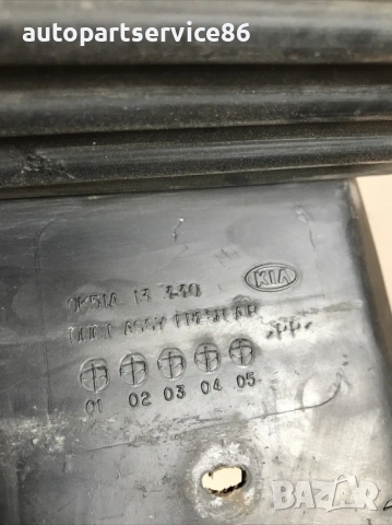 Всмукателен маркуч за въздух LHD за KIA Sedona 2.9 CRDi (2002–2006) 0K51A13330, снимка 3 - Части - 53286089