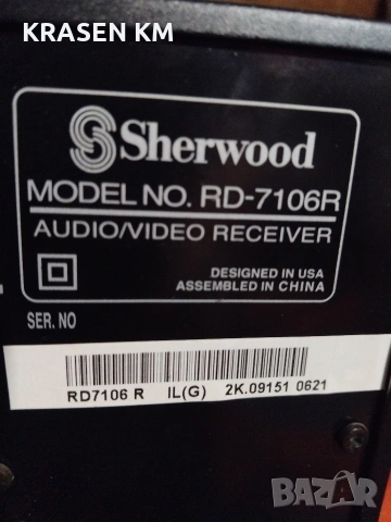 Sherwood RD 7106R, снимка 6 - Ресийвъри, усилватели, смесителни пултове - 54176911