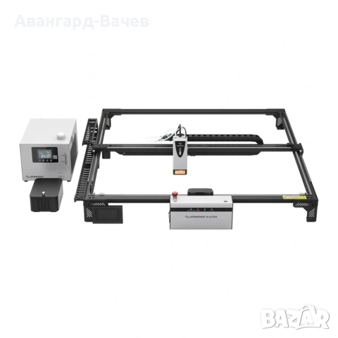 Лазер за гравиране и изрязване с водно охлаждане. Atomstack 120W. Раб площ 800х800мм 
