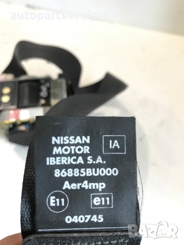 Предпазен колан отпред вляво за Nissan Almera Tino 2.2 (2004) 86885Bu000, снимка 2 - Части - 54343436