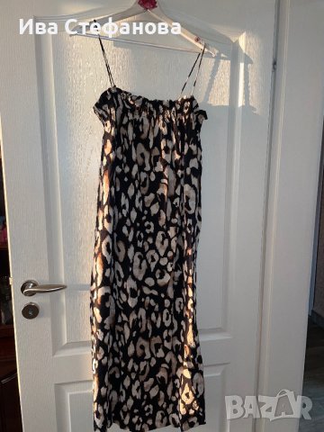 Нова елегантна ежедневна леопардова дъга рокля hm h&m, снимка 4 - Рокли - 42416001