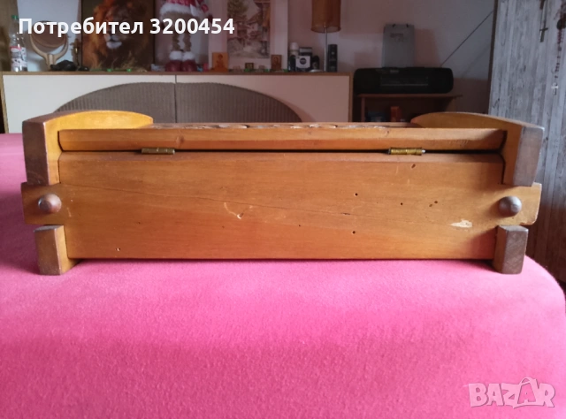 Продавам старинна декоративна дърворезби вана кутия за бижута , снимка 7 - Антикварни и старинни предмети - 53133788