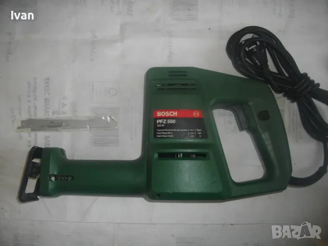 НОВ 550W BOSCH SCINTILA SA ШВЕЙЦАРСКИ ОРИГИНАЛЕН САБЛЕН РЕЦИПРОЧЕН ТРИОН ЕЛЕКТРИЧЕСКА НОЖОВКА БОШ , снимка 2 - Други инструменти - 48789864